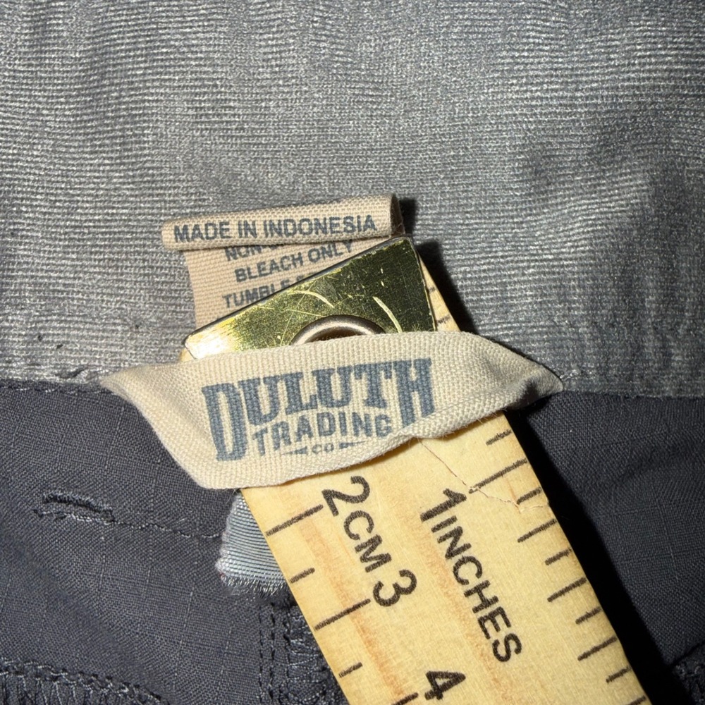 Duluth Trading Co Dry on the Fly Cargo Pants Womens 16x31 Gray Hiking Outdoor - Picture 9 of 13